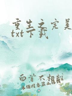 重生之完美神豪txt下载