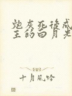 炮灰死后成了女主的白月光小说