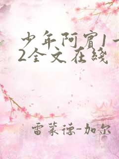 少年阿宾1一72全文在线