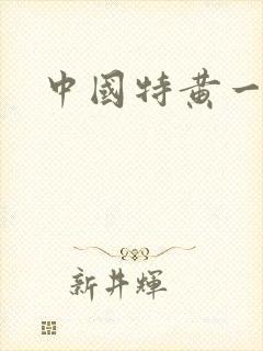 中国特黄一级片
