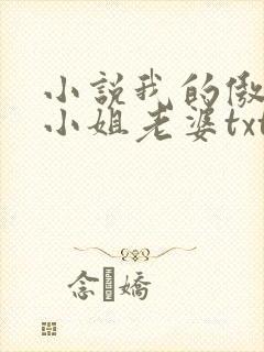小说我的傲娇大小姐老婆txt