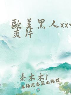 欧美黑人xx性爽片