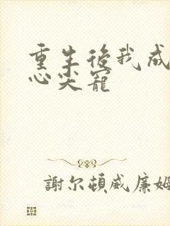 重生后我成傻王心尖宠