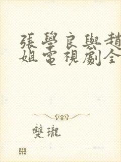 张学良与赵四小姐电视剧全集