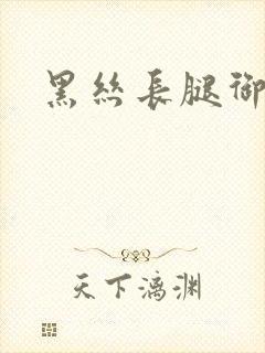 黑丝长腿御姐