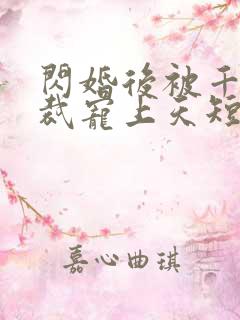 闪婚后被千亿总裁宠上天短剧沈沐