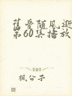 旧爱随风逝短剧第60集播放
