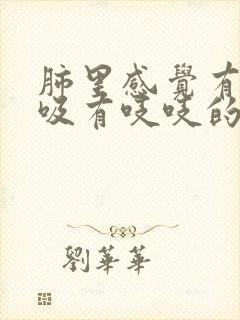 肺里感觉有痰呼吸有吱吱的声音