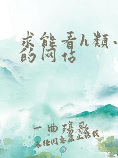 求能看h类小说的网站