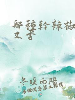 哪种干辣椒又辣又香