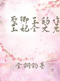 圣卿王的作妖小王妃全文免费阅读