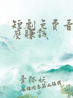 短剧免费看靠什么赚钱