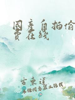 国产自拍偷拍免费在线