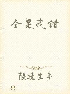 全是我错