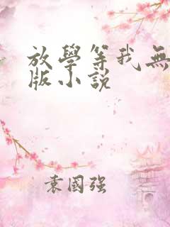 放学等我无删减版小说