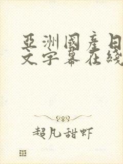 亚洲国产日韩中文字幕在线观看