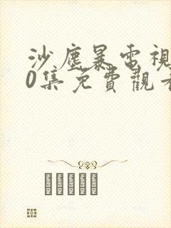 沙尘暴电视剧10集免费观看