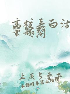 高校长白沽小说笔趣阁