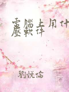 电脑上用什么解压软件