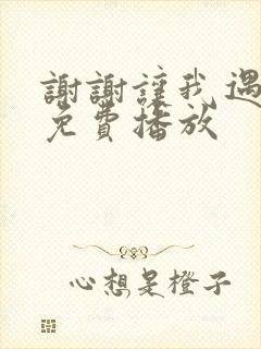 谢谢让我遇见你免费播放