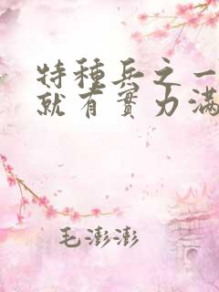 特种兵之一开始就有实力满级