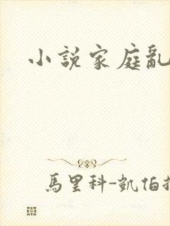 小说家庭乱淫