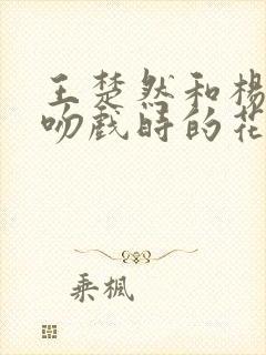 王楚然和杨洋拍吻戏时的花絮