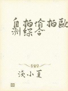自拍偷拍欧美亚洲综合