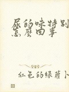 尿的味特别大是怎么回事