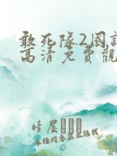 敢死队2国语版高清免费观看