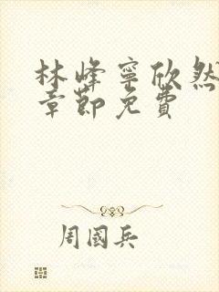 林峰宁欣然最新章节免费