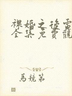 裸婚之后电视剧全集免费观看