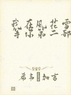 我在风花雪月里等你第二部