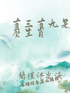 有三有九是指什么生肖