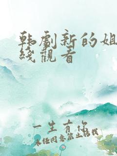 韩剧新的姐姐在线观看