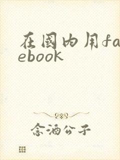 在国内用facebook