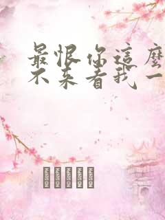 最恨你这么久都不来看我一次歌词