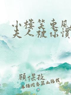 小楼笑东风峤爷夫人被你惯坏了