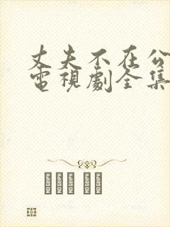 丈夫不在公迫我电视剧全集免费