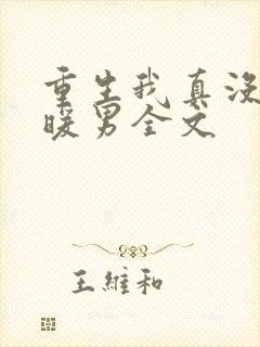 重生我真没想当暖男全文