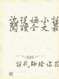 沈从妩小说免费阅读全文最新章节