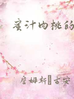 蜜汁肉桃的简介