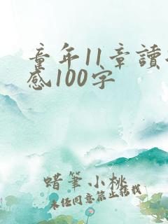 童年11章读后感100字