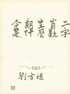 今期生肖二五加是什么数字