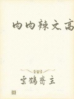 肉肉辣文高h