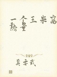 一个玉米窝窝头热量