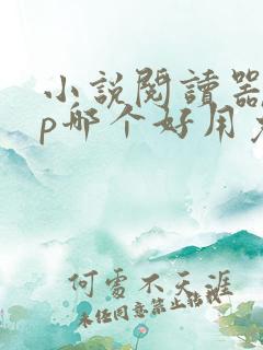 小说阅读器app哪个好用免费