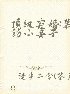 顶级宠婚:慕少的小妻子