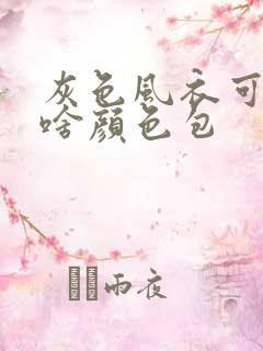 灰色风衣可以搭啥颜色包