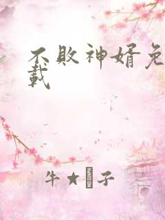 不败神婿免费下载